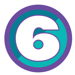 Number 6 icon