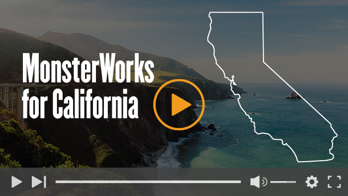 MonsterWorks for California Labor Exchange and Case Management video player